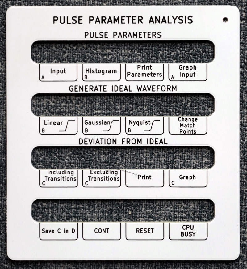 Recreation of the Pulse Parameters overlay in white version 2