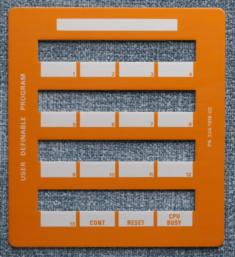 354-1918-02 Blank user card in orange
